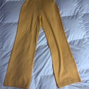 Saint John's Bay Active Mustard Wide Leg Pants